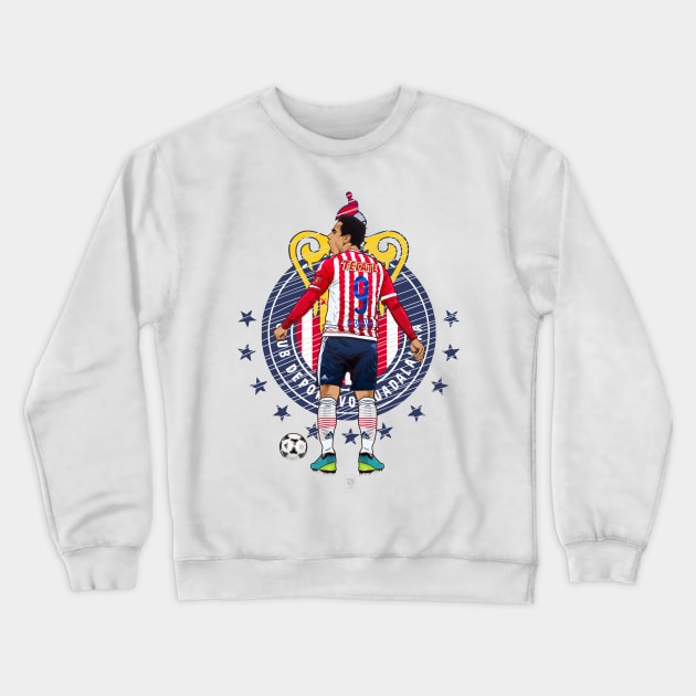 Omar Bravo Guadalajara Crewneck Sweatshirt by akyanyme